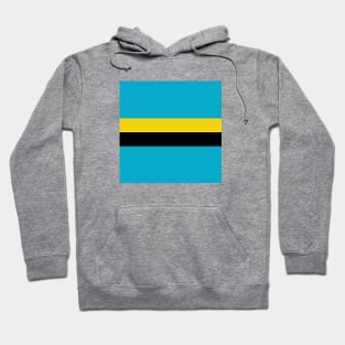 Bahamas Color Block - Blue Black Gold Hoodie